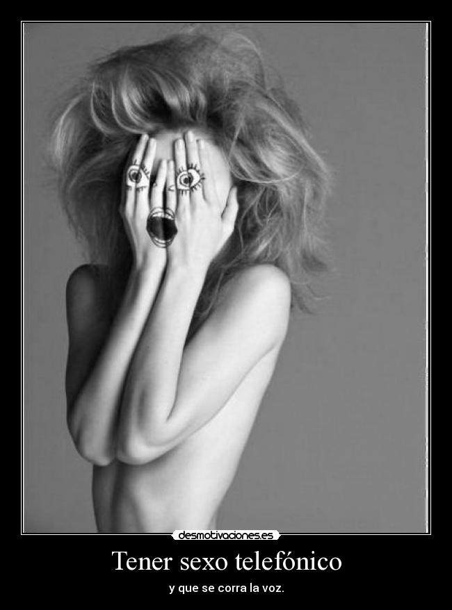 Tener sexo telefónico - 