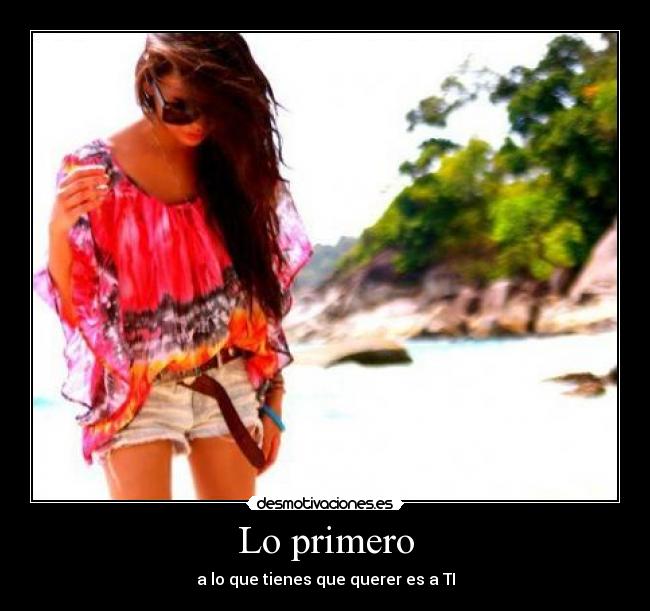 Lo primero - 