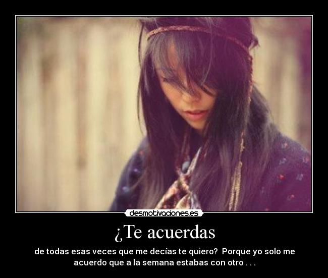 ¿Te acuerdas - 