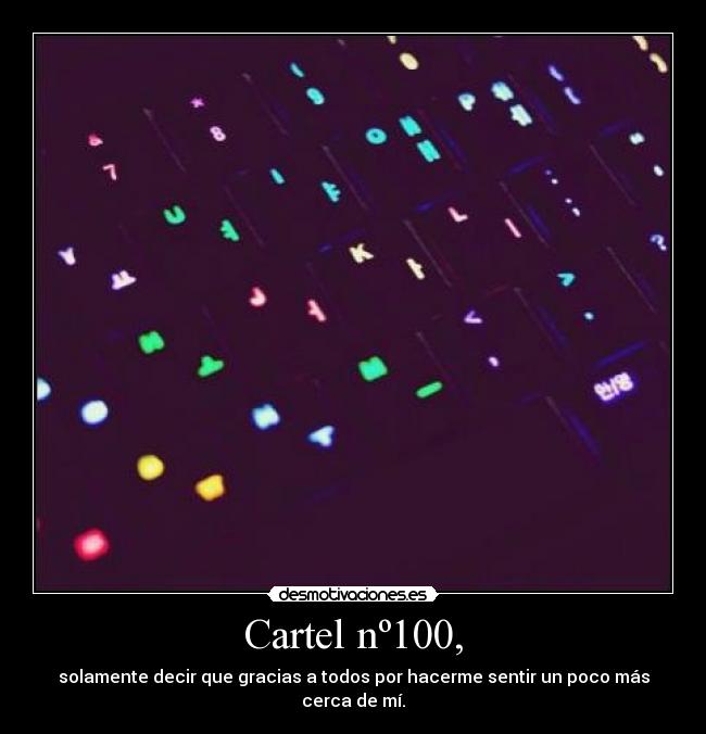 Cartel nº100, - 