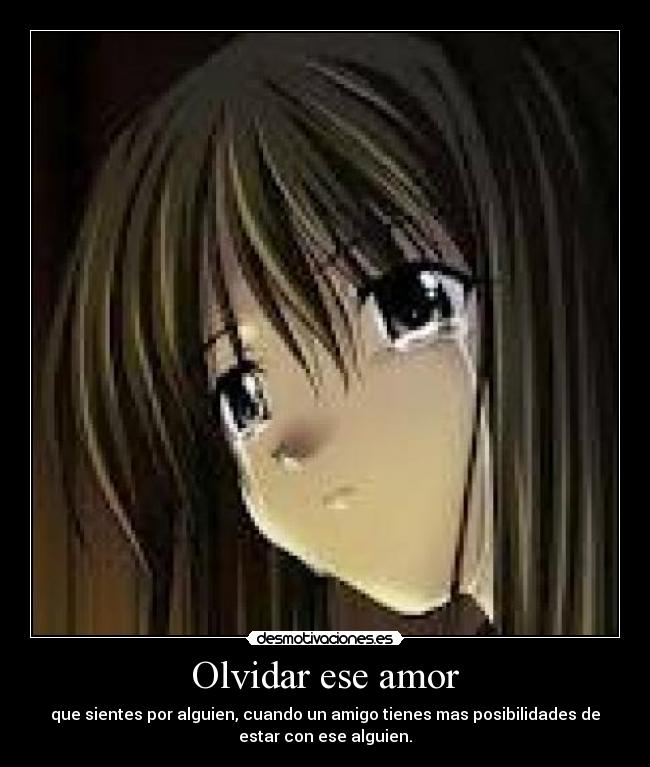 Olvidar ese amor -