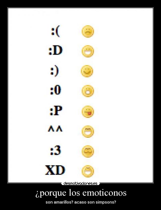 ¿porque los emoticonos - 