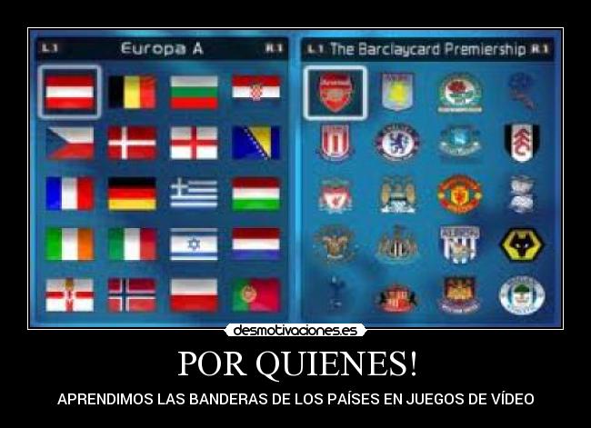 POR QUIENES! - APRENDIMOS LAS BANDERAS DE LOS PAÍSES EN JUEGOS DE VÍDEO