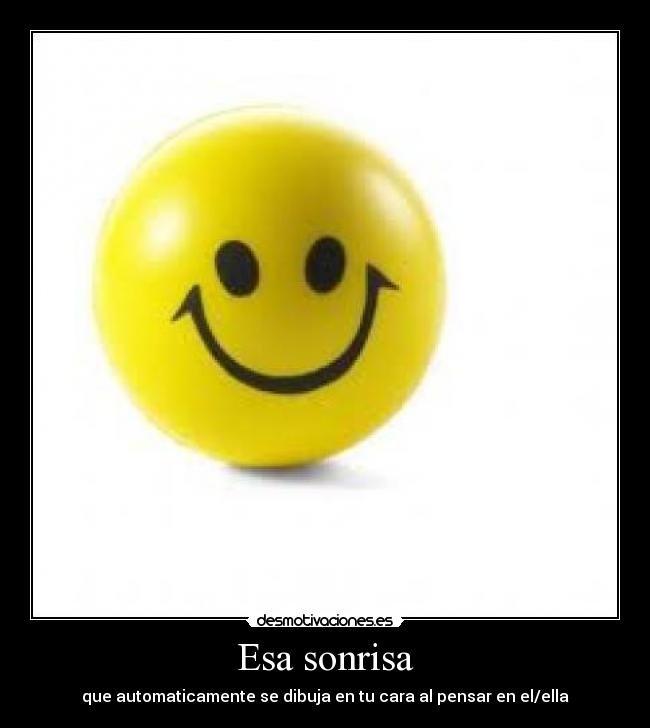Esa sonrisa -