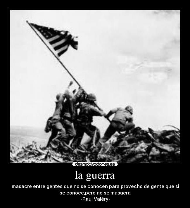 la guerra -