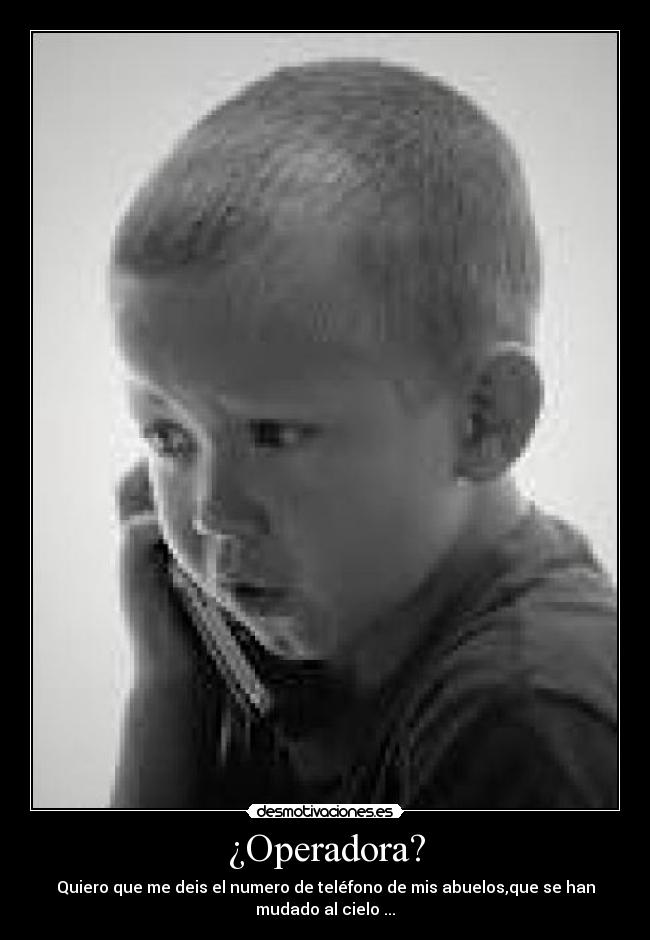 ¿Operadora? -