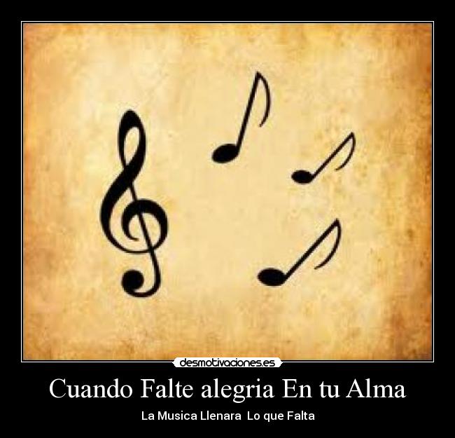 Cuando Falte alegria En tu Alma - La Musica Llenara Lo que Falta