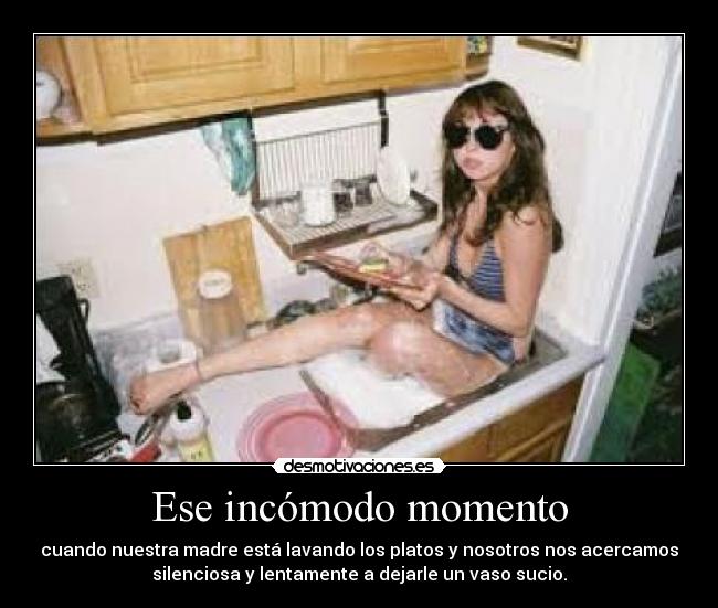 Ese incómodo momento -