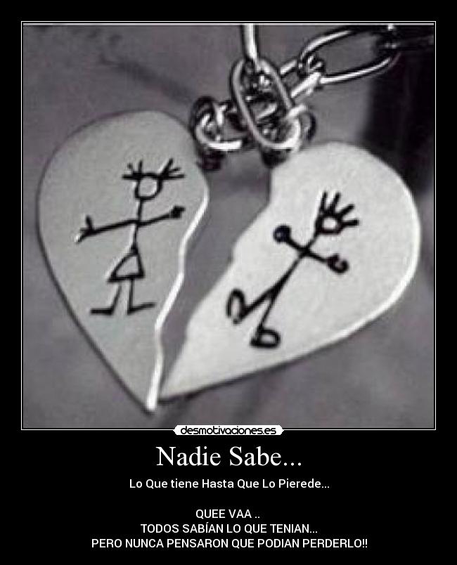 Nadie Sabe... - 