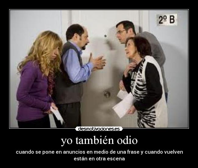 yo también odio -
