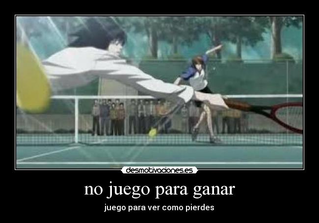 no juego para ganar - juego para ver como pierdes
