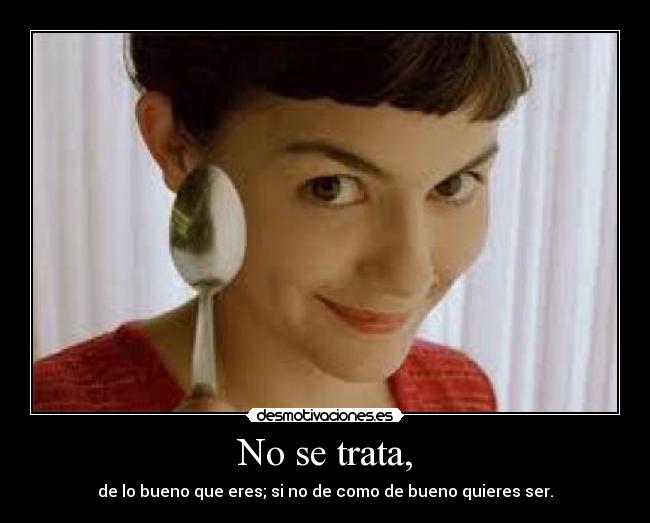 No se trata, - 