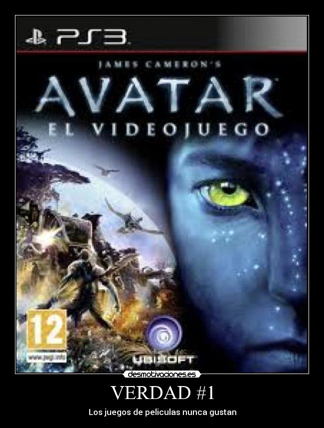 VERDAD #1 - Los juegos de peliculas nunca gustan