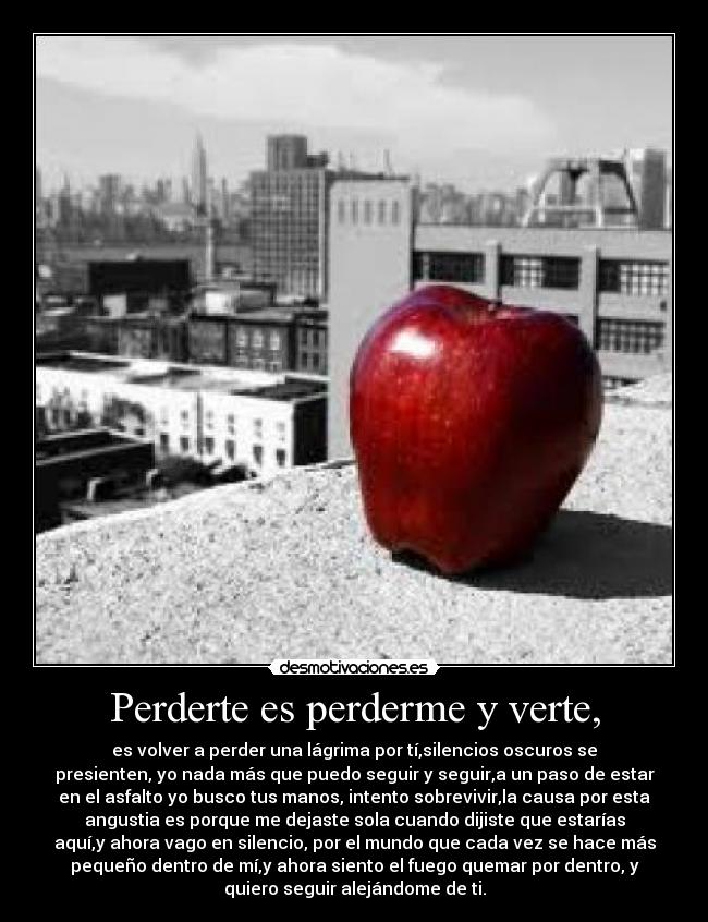 carteles perderte perderme verte desmotivaciones