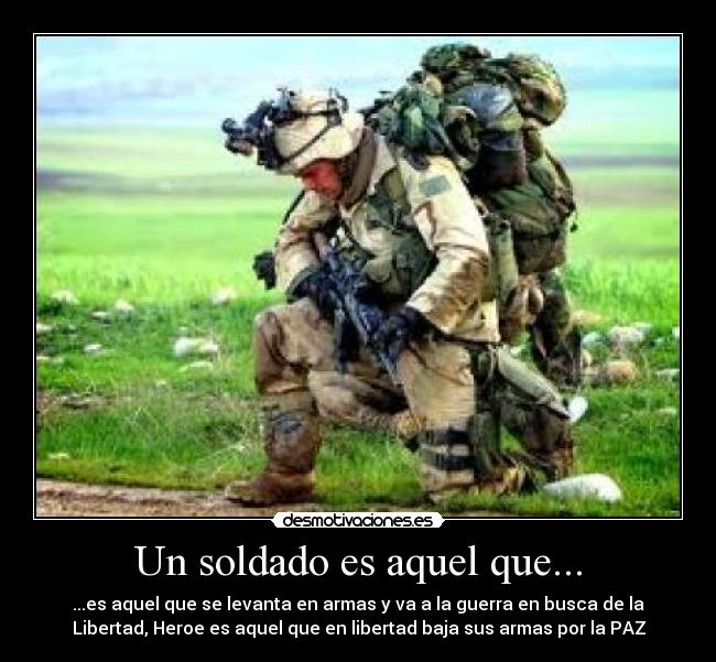 carteles soldado desmotivaciones