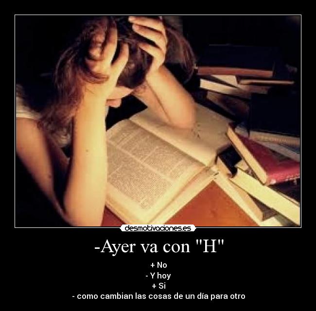 -Ayer va con H - 