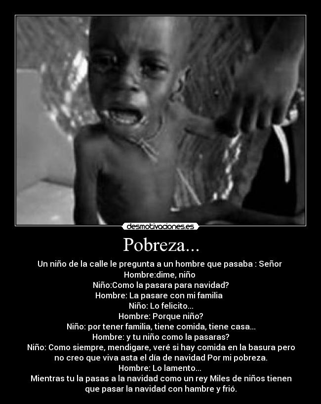 Pobreza... -