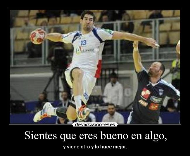 carteles handball desmotivaciones