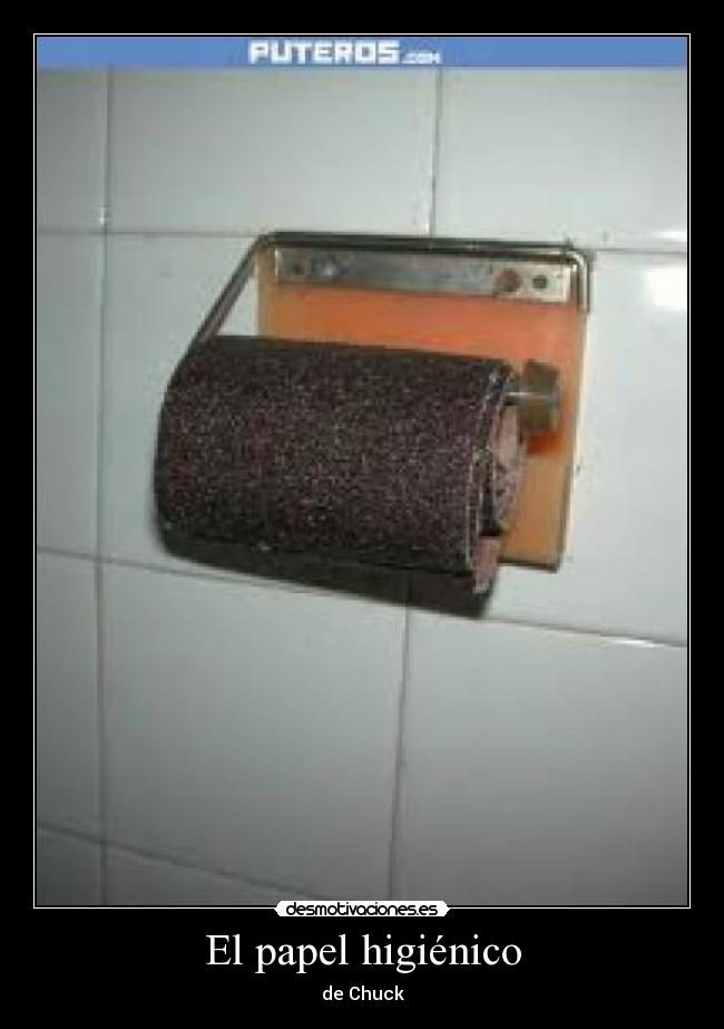 El papel higiénico -