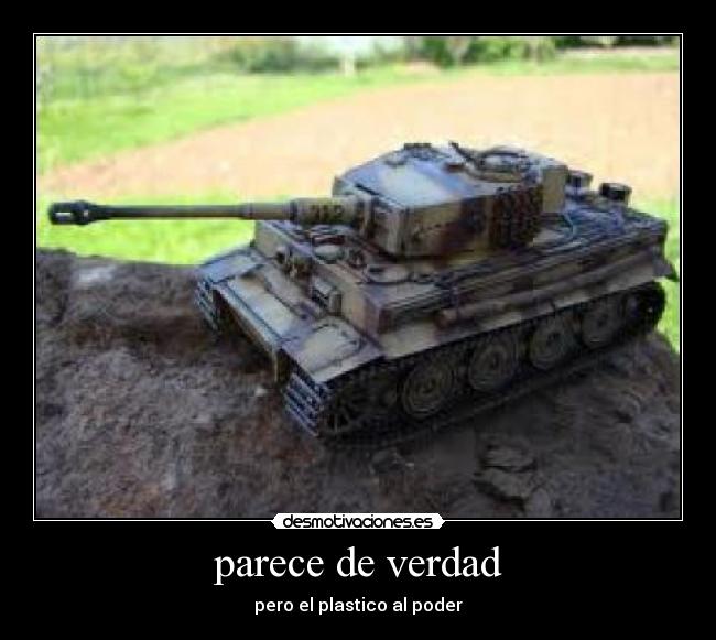 parece de verdad - pero el plastico al poder