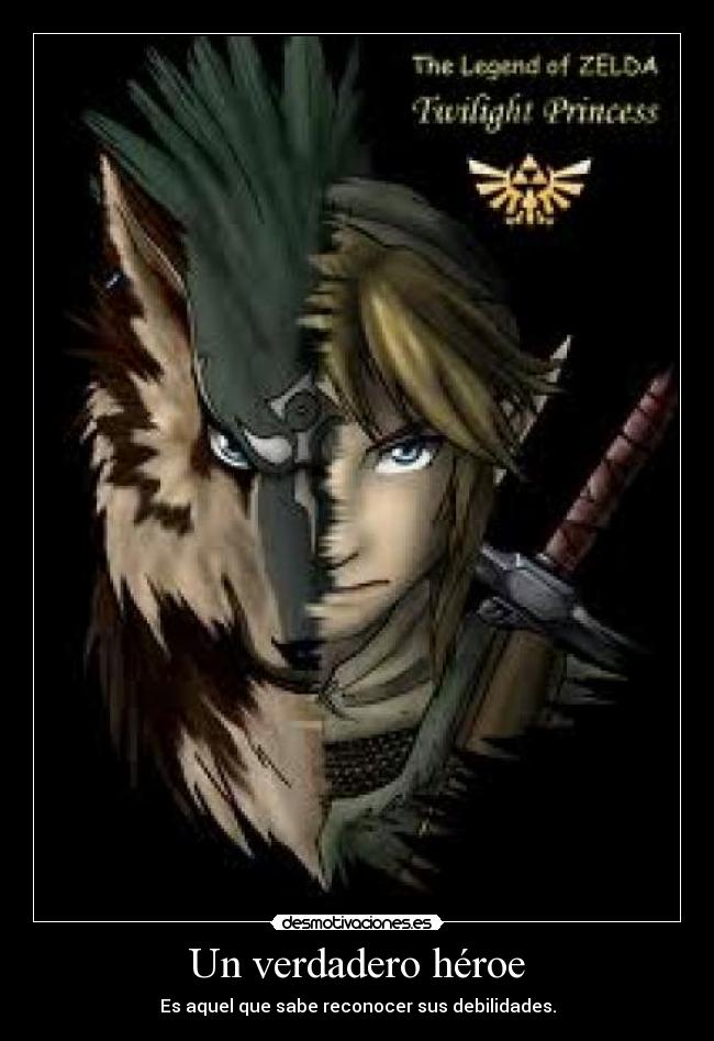 carteles link lobo the legend zelda heroe debilidades desmotivaciones