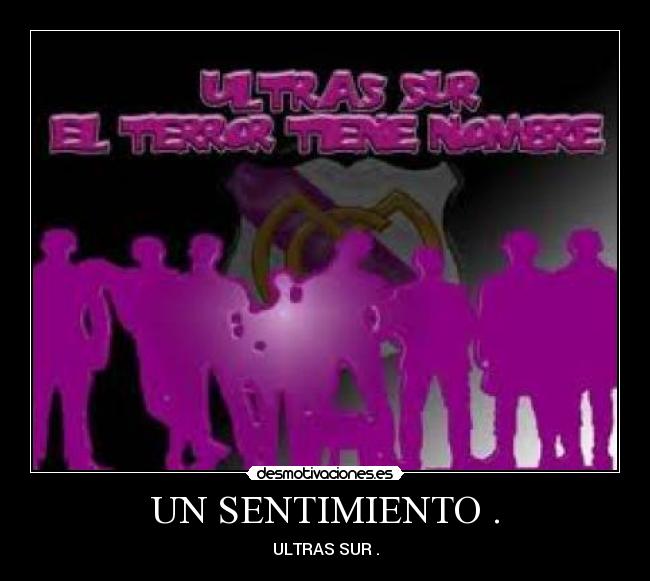 UN SENTIMIENTO . - 