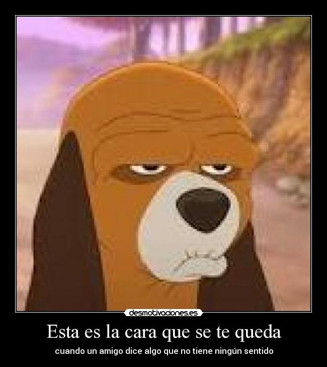 Esta es la cara que se te queda -