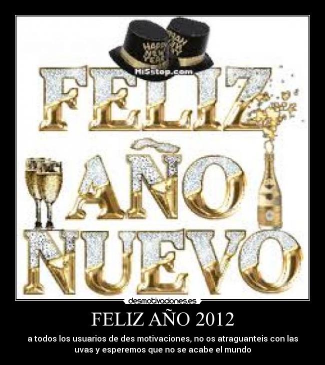 FELIZ AÑO 2012 -