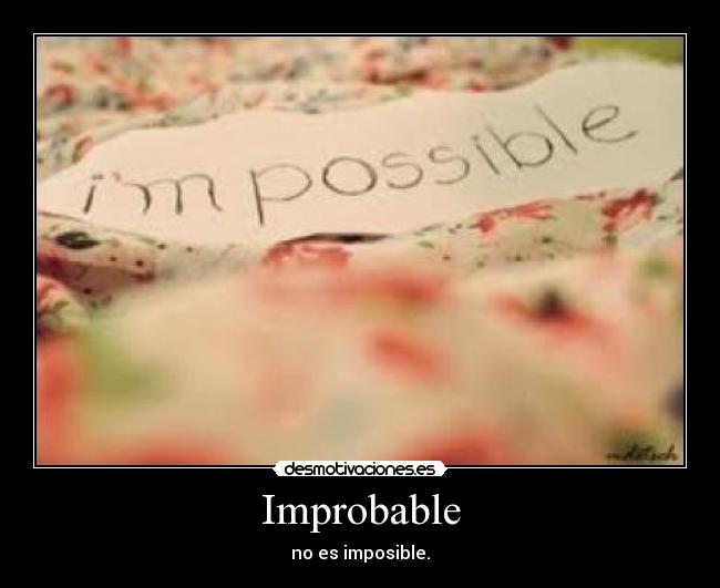 Improbable -