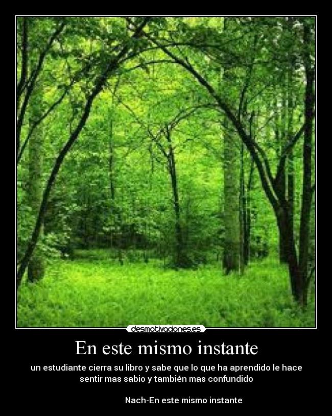 En este mismo instante -