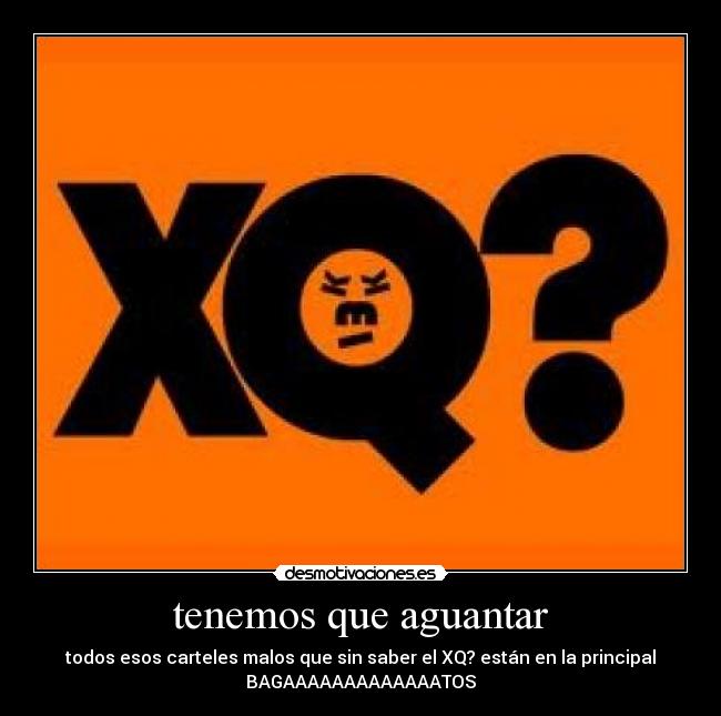 tenemos que aguantar - 