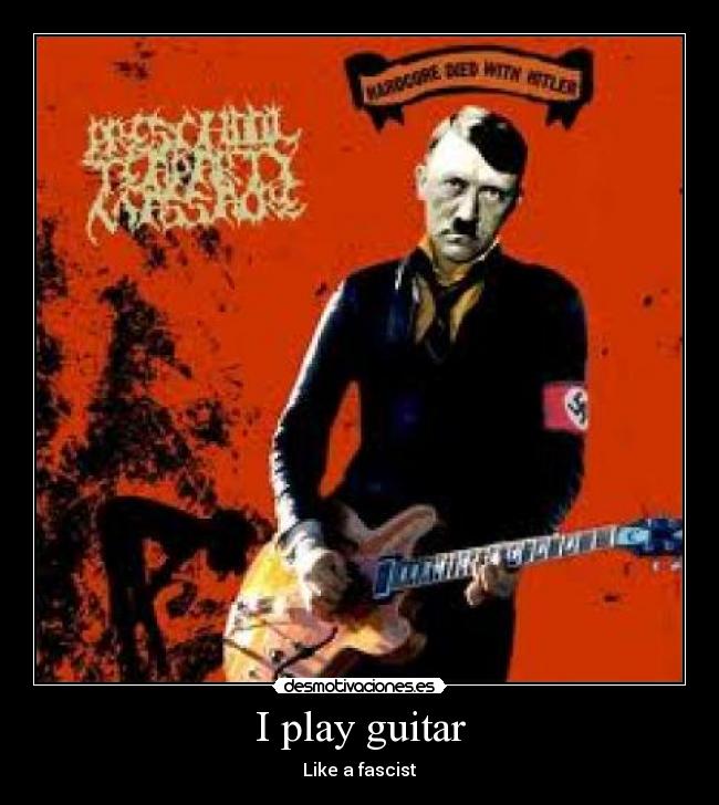 I play guitar -