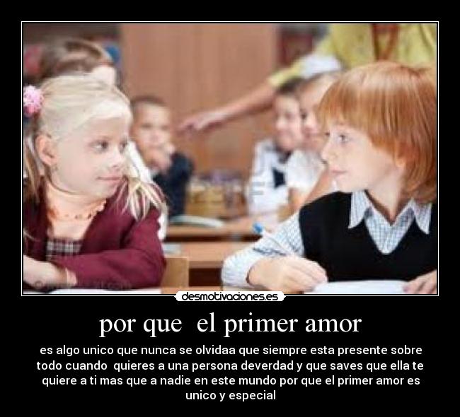 por que  el primer amor - 