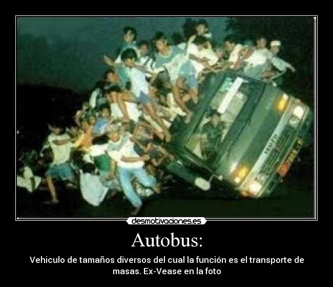 carteles autobus desmotivaciones
