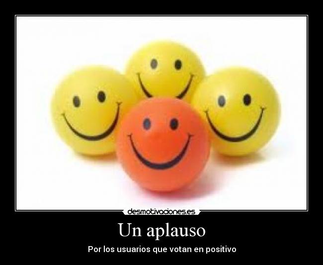 Un aplauso -