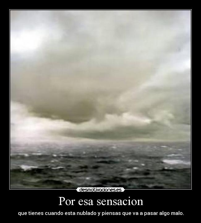 Por esa sensacion - 