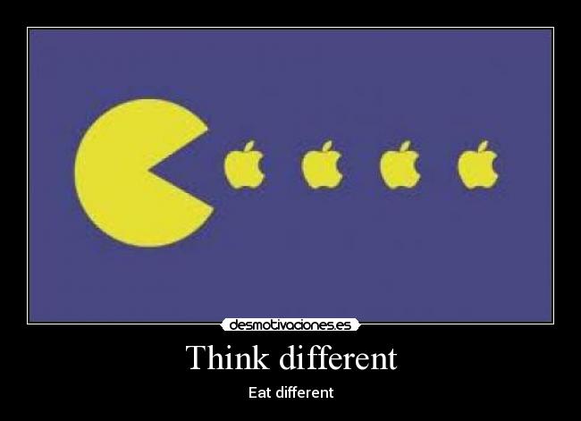 Think different - Eat different