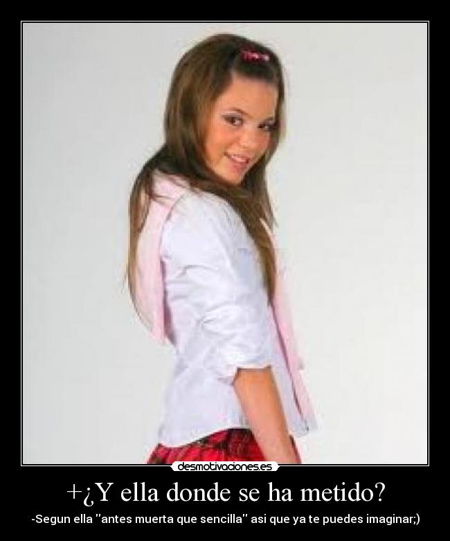 +¿Y ella donde se ha metido? - 