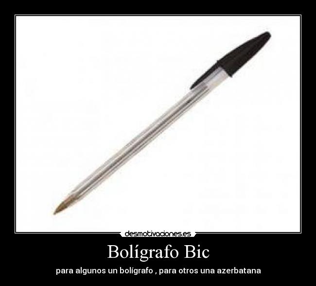 Bolígrafo Bic -