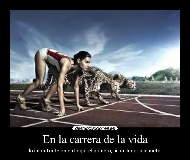 En la carrera de la vida - 