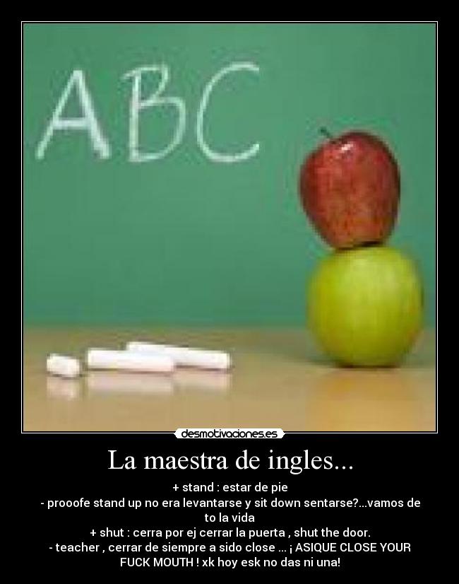 La maestra de ingles... - 