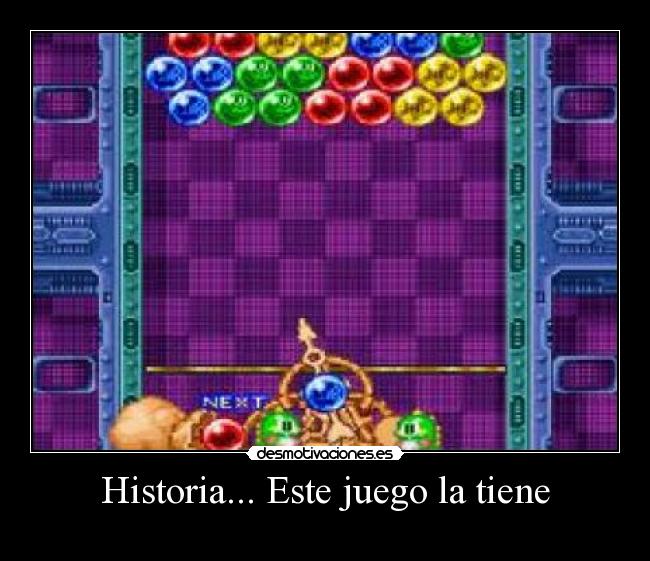 Historia... Este juego la tiene - 