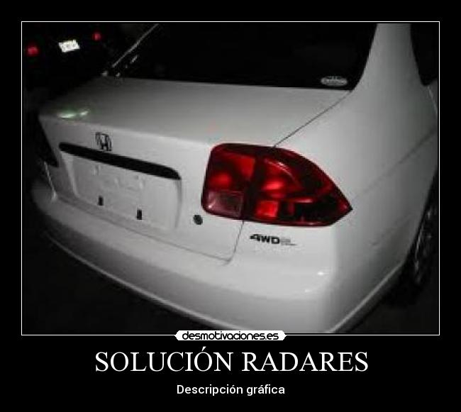 SOLUCIÓN RADARES - Descripción gráfica