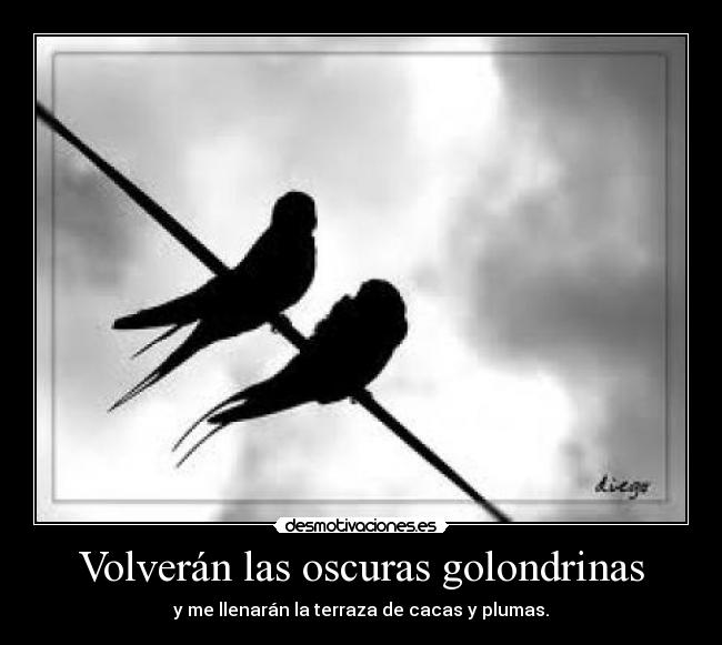 Volverán las oscuras golondrinas -