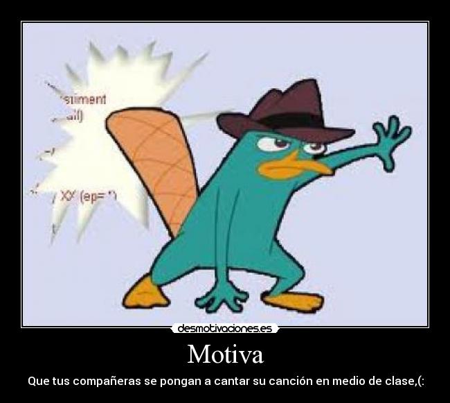 Motiva - Que tus compañeras se pongan a cantar su canción en medio de clase,(: