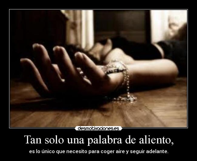 carteles una palabra aliento desmotivaciones