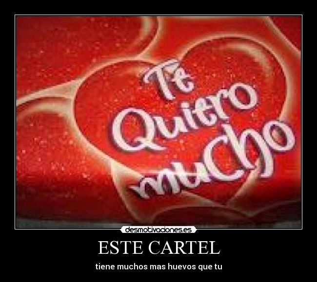 ESTE CARTEL -