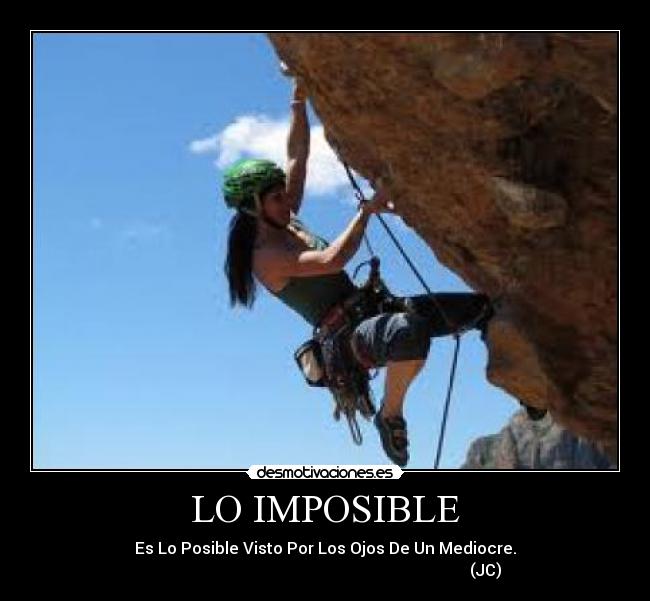 carteles imposible desmotivaciones