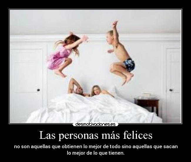 Las personas más felices -