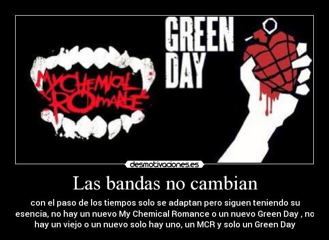 Las bandas no cambian - 